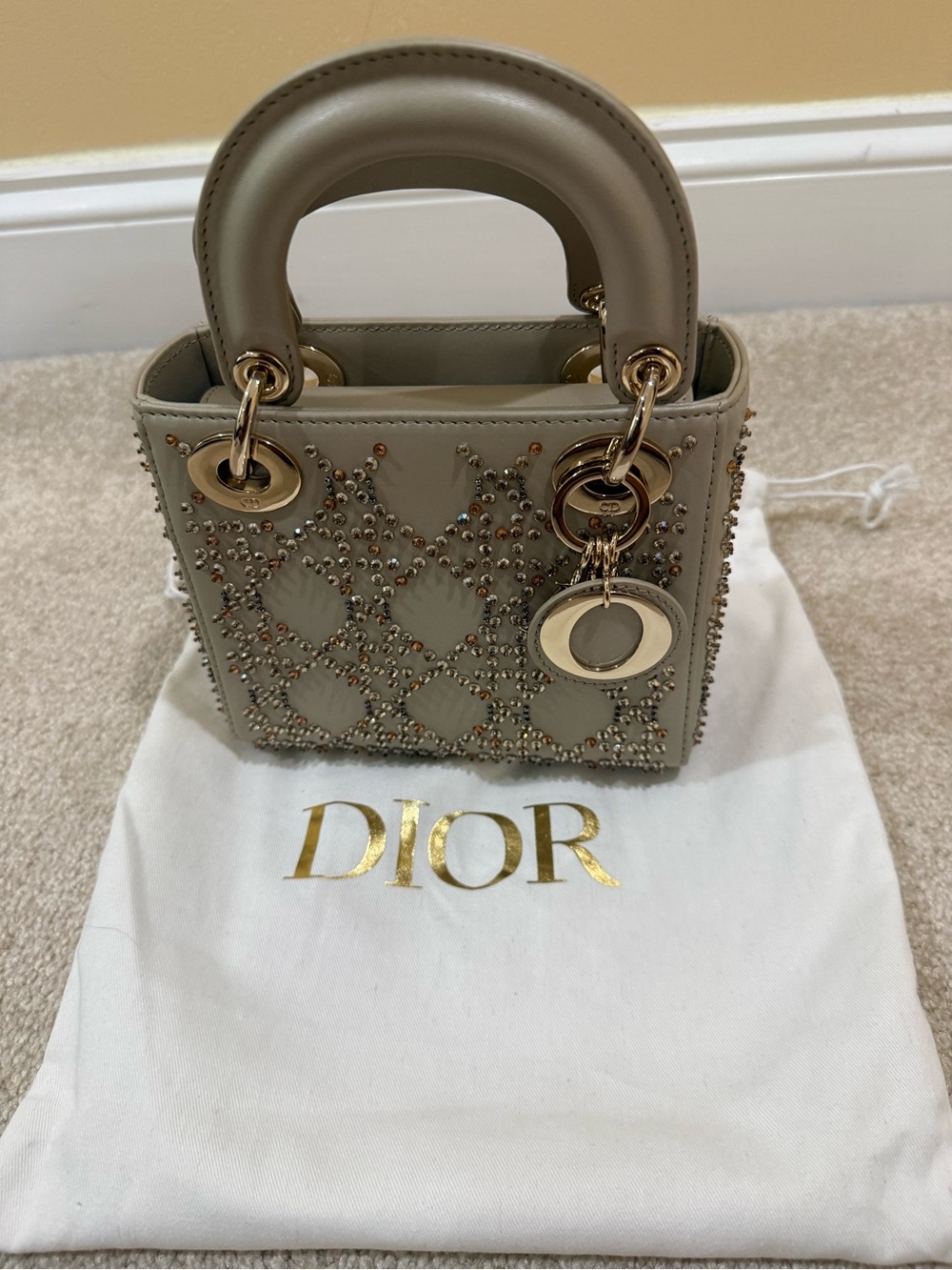 Gold/Taupe Purse